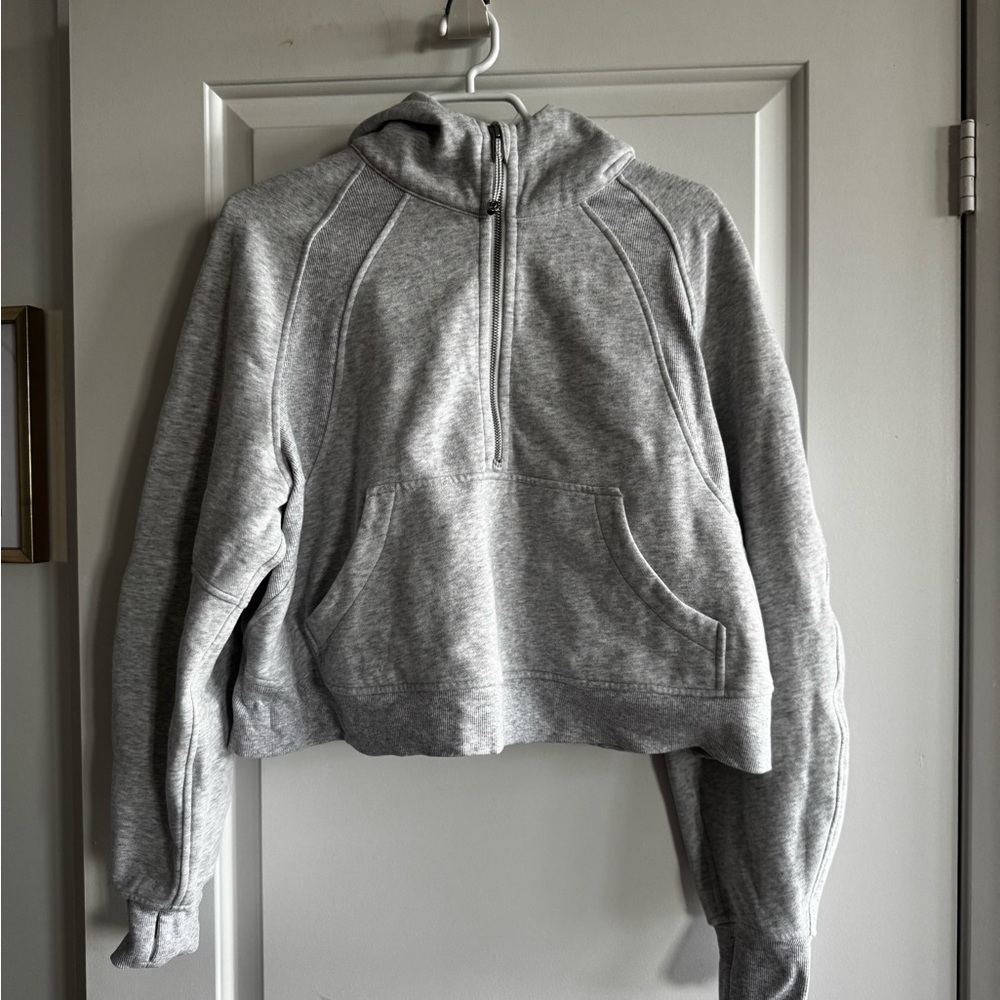 Lulu Lemon - Half-zip cropped hoodie (M/L)